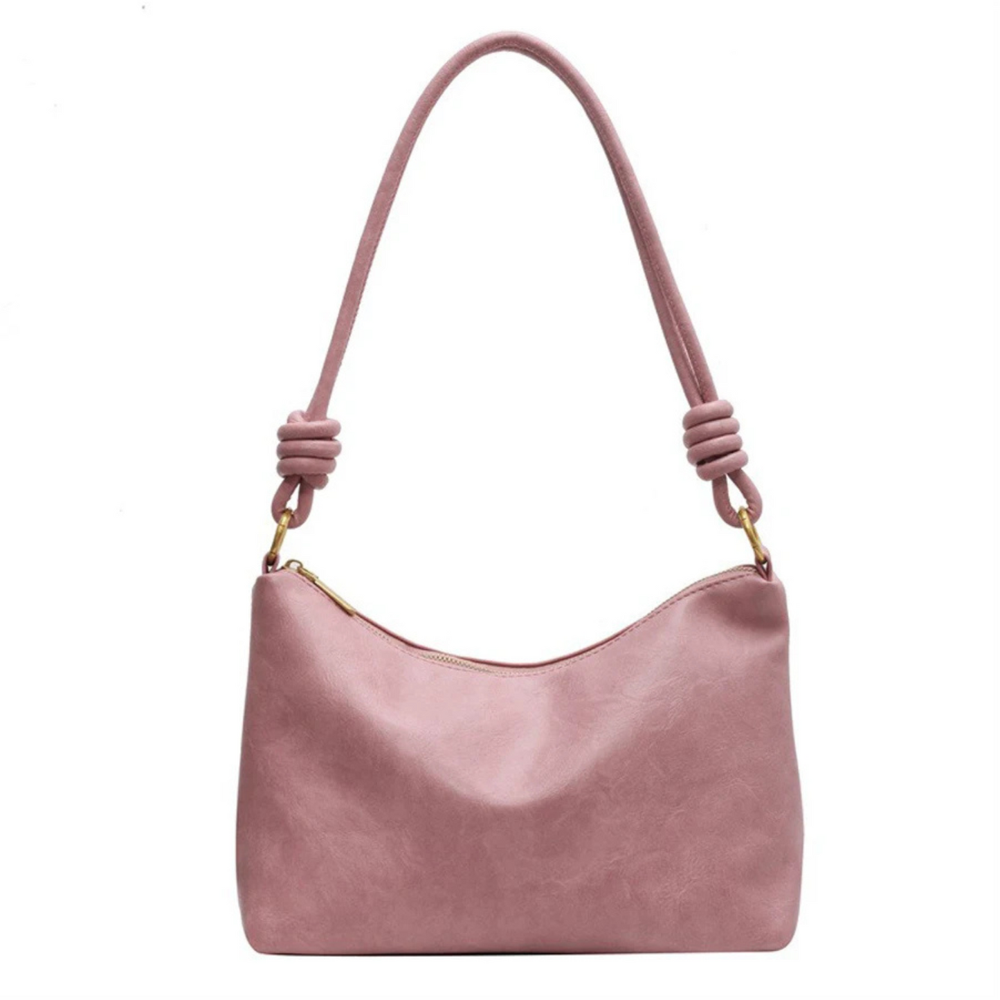 Exquisite Women's Leather Shoulder Bag - Geometric Elegance