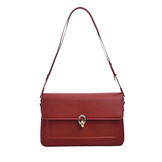 Exquisite Women's Retro Baguette Shoulder Bag