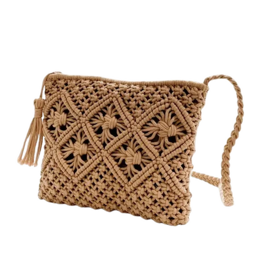 Exquisite Bohemian Straw Crossbody Bag for Women