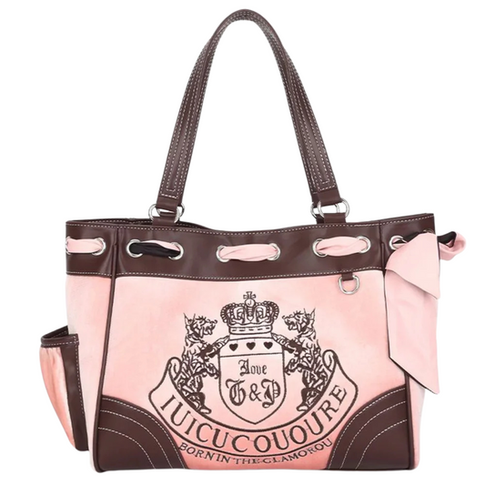 Exquisite Velvet Embroidery Tote Bag - Vintage Chic