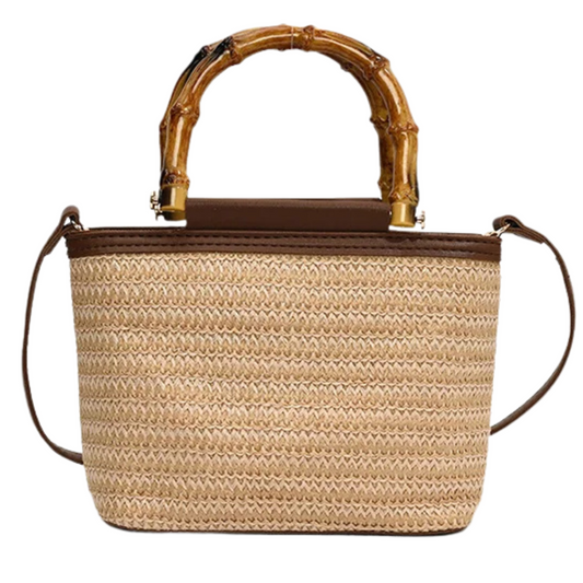 Exquisite Handwoven Straw Crossbody Bag