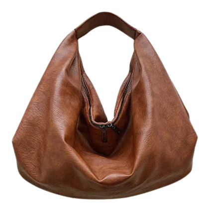 Exquisite Soft Leather Hobo Shoulder Bag for Women