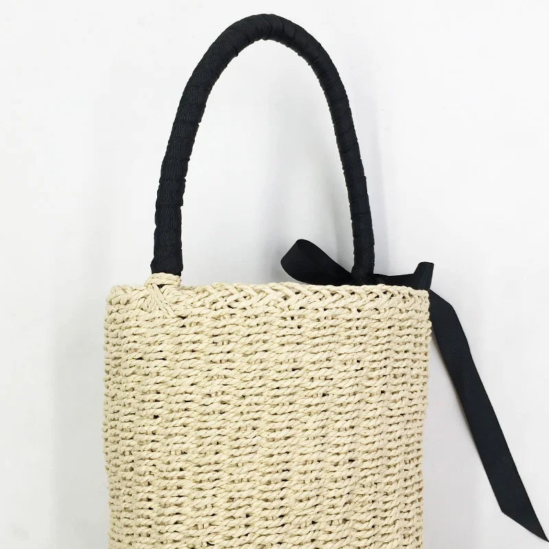 Exquisite Bohemian Woven Straw Tote
