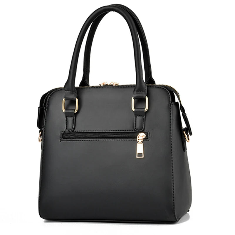 Exquisite Embroidered Women's Handbag - PU Leather