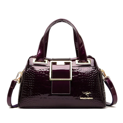 Exquisite Crocodile Pattern Luxury Tote Bag