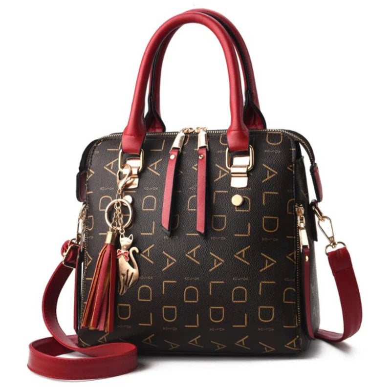 Exquisite Women's PU Leather Tassel Handbag