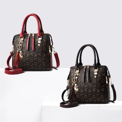 Exquisite Women's PU Leather Tassel Handbag