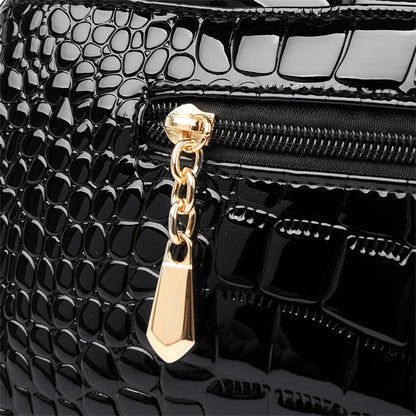 Exquisite Crocodile Pattern Luxury Tote Bag