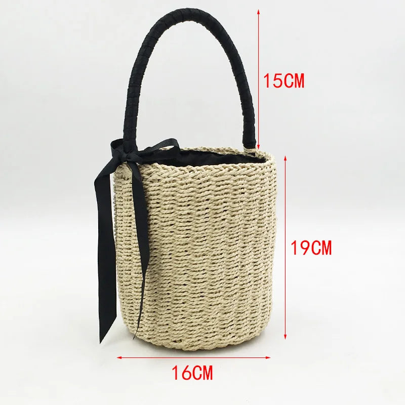 Exquisite Bohemian Woven Straw Tote