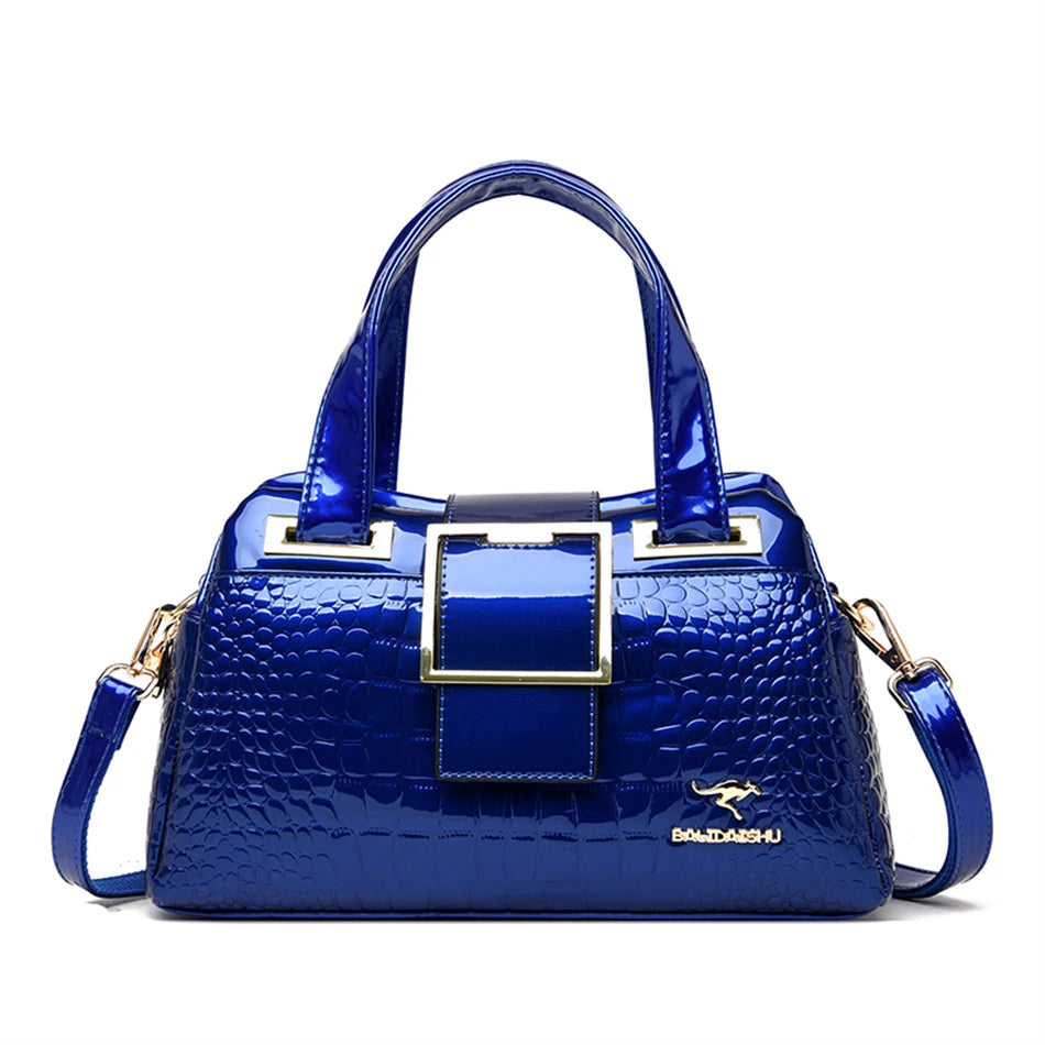 Exquisite Crocodile Pattern Luxury Tote Bag