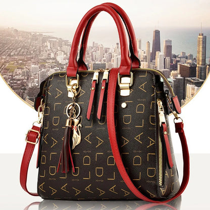 Exquisite Women's PU Leather Tassel Handbag