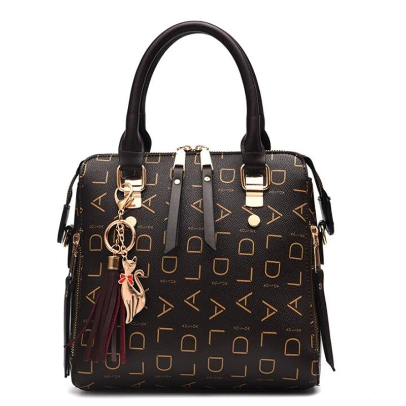 Exquisite Women's PU Leather Tassel Handbag