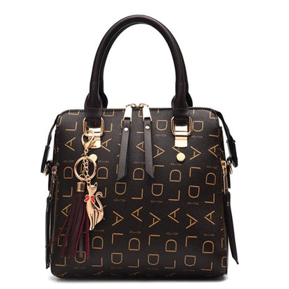 Exquisite Women's PU Leather Tassel Handbag