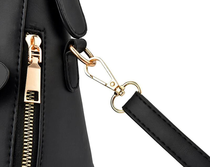 Exquisite Embroidered Women's Handbag - PU Leather
