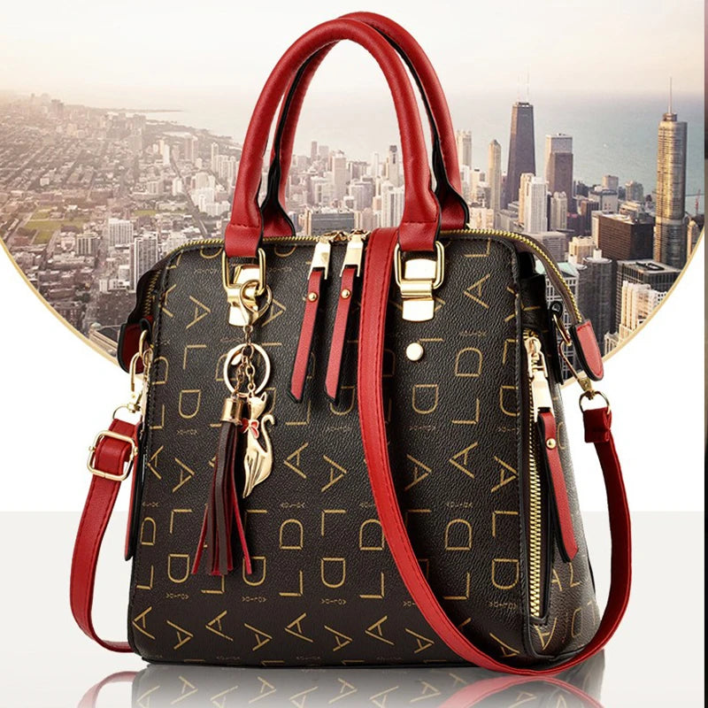 Exquisite Women's PU Leather Tassel Handbag