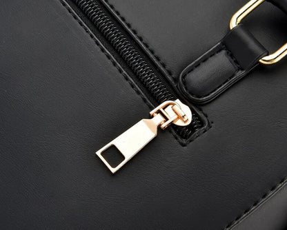 Exquisite Embroidered Women's Handbag - PU Leather