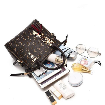 Exquisite Women's PU Leather Tassel Handbag