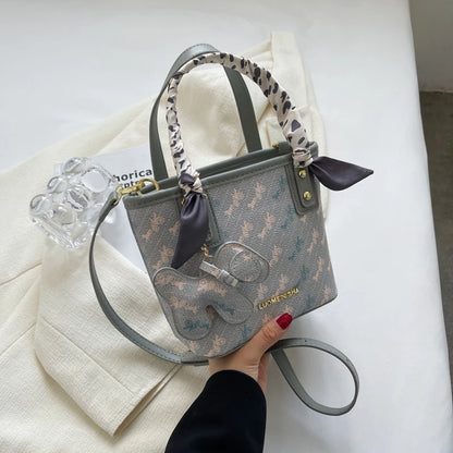 Elegant Korean Style Women's Bucket Bag