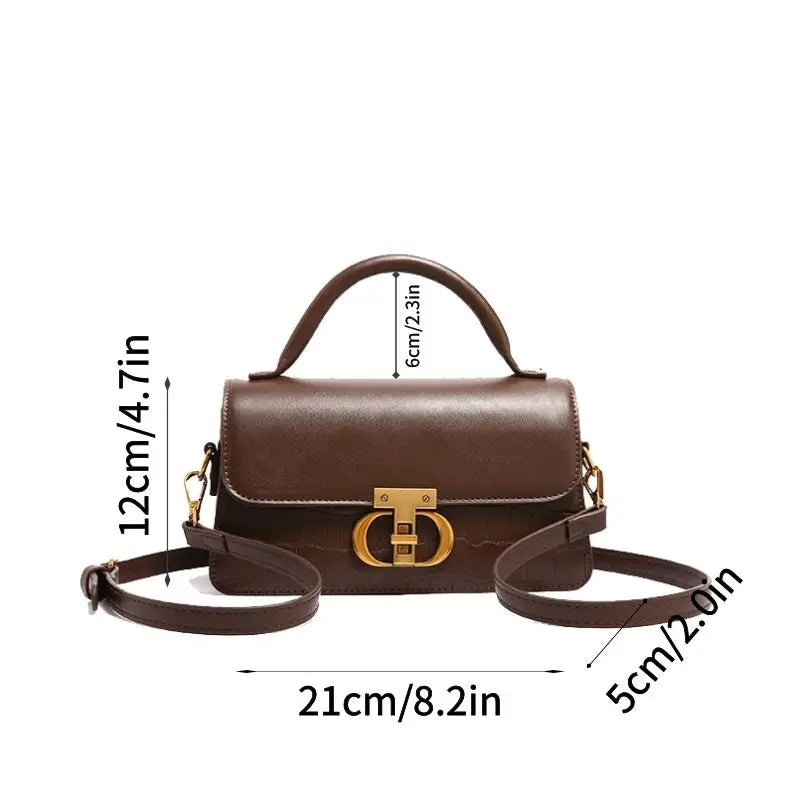 Exquisite Leather Vintage Shoulder Bag for Women