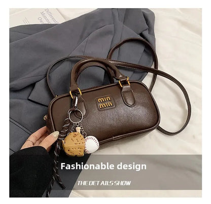 Elegant Retro Women's Crossbody Bowling Bag