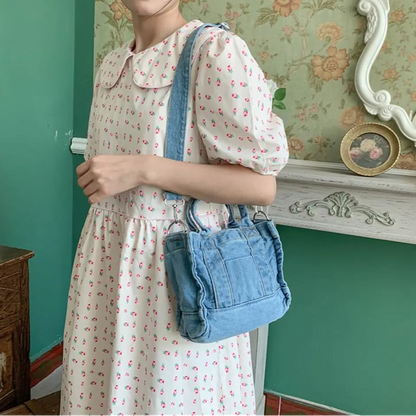 Sophisticated Denim Shoulder Bag for Women
