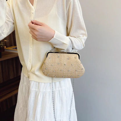 Exquisite Pearl Embellished Crossbody Bag for Women