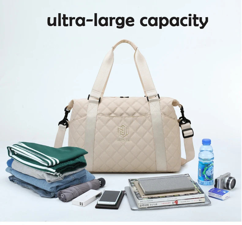 Elegant Oxford Women's Waterproof Travel Bag