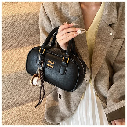 Elegant Retro Women's Crossbody Bowling Bag