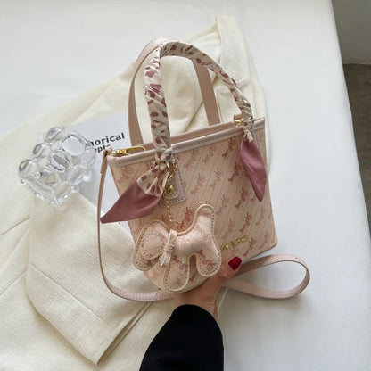 Elegant Korean Style Women's Bucket Bag