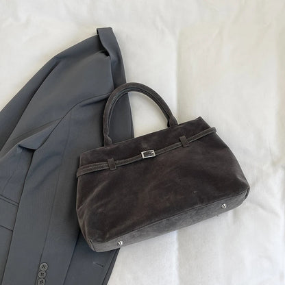Elegant Velvet Tote Bag - Luxury Women's Handbag