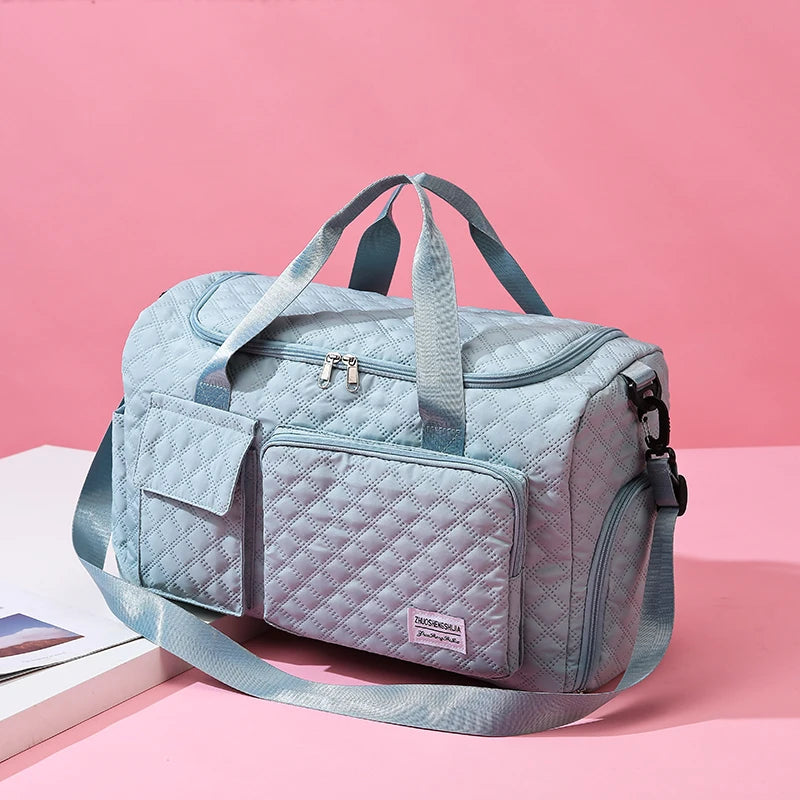 Elegant Oxford Quilted Women's Travel Handbag