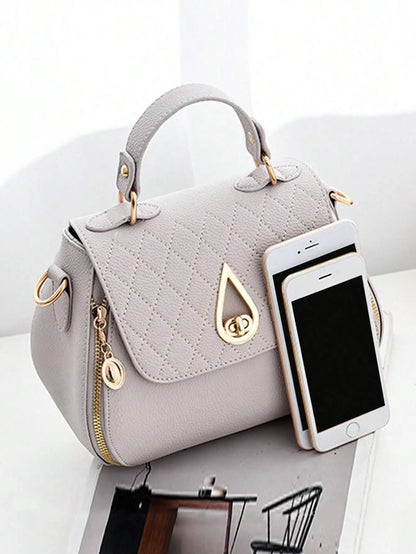 Exquisite Women's One-Shoulder Bucket Bag