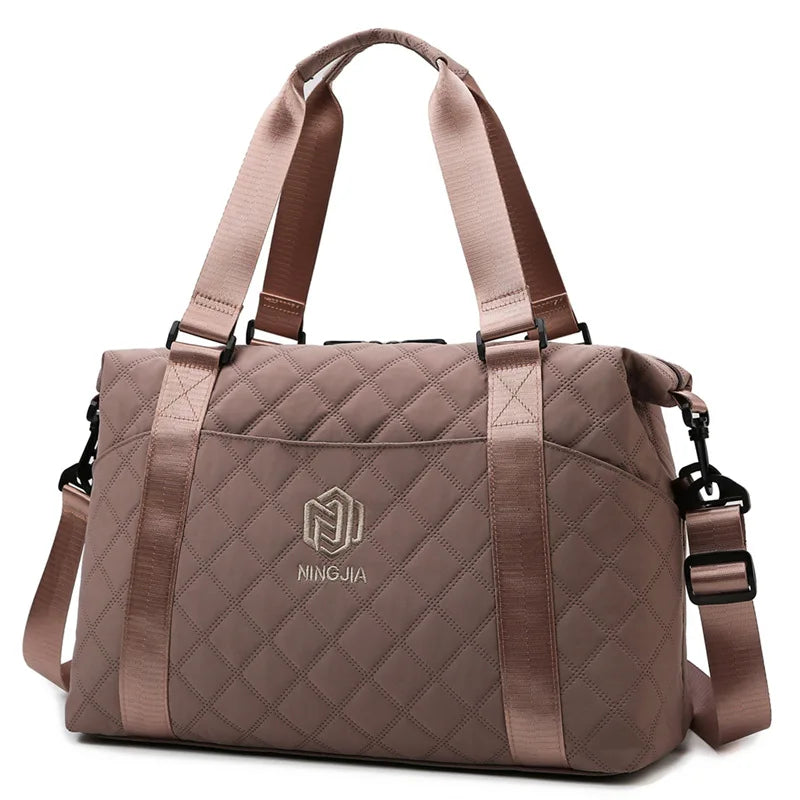 Elegant Oxford Women's Waterproof Travel Bag