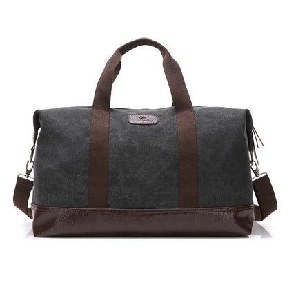 Elegant Vintage Canvas Travel Duffle Bag