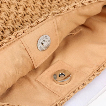 Exquisite Summer Basket Weave Tote Bag