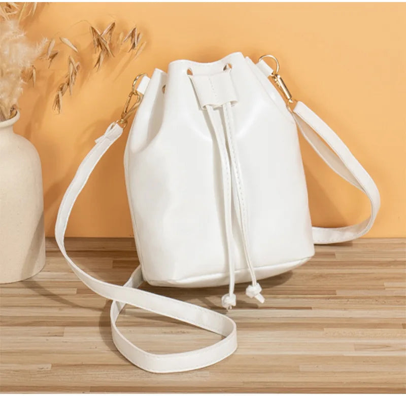 Elegance Defined: Women's PU Leather Bucket Bag