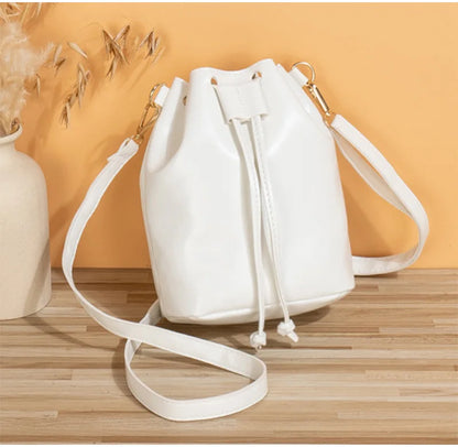 Elegance Defined: Women's PU Leather Bucket Bag