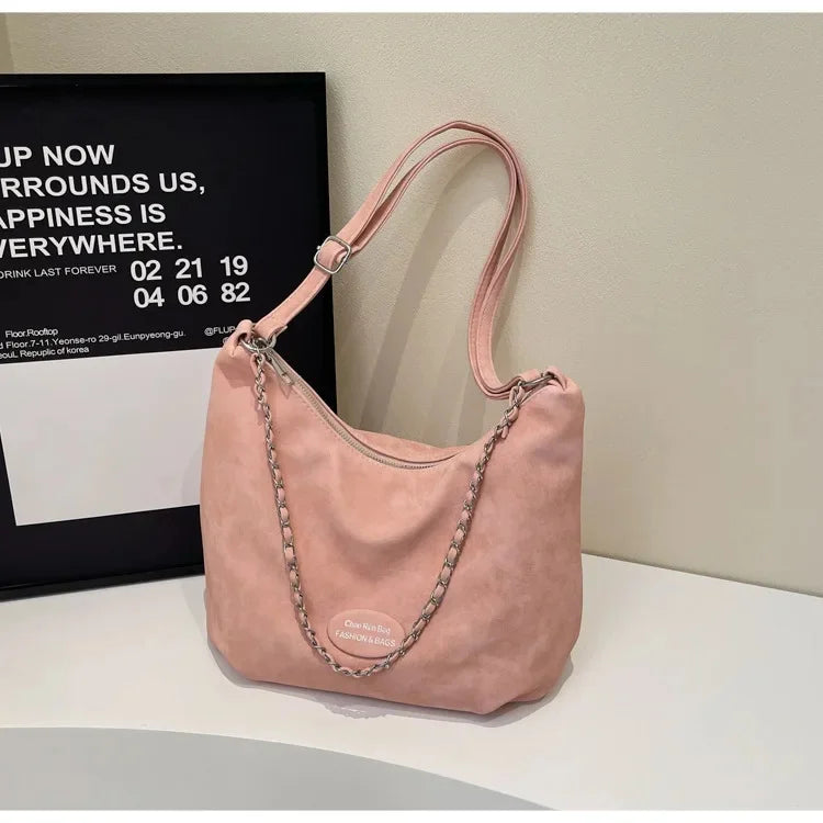 Elegant Retro Women's Shoulder Bag - Autumn Collection