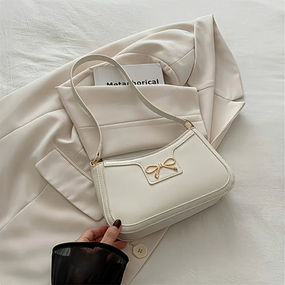 Exquisite Bowknot Shoulder Bag - Timeless Elegance