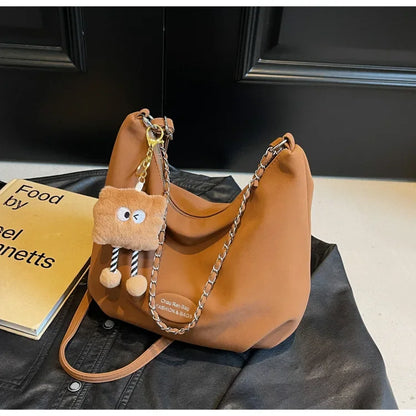 Elegant Retro Women's Shoulder Bag - Autumn Collection