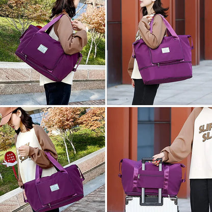 Elegant Women's Waterproof Travel Tote Bag