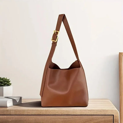 Exquisite Minimalist Women's PU Leather Shoulder Bag