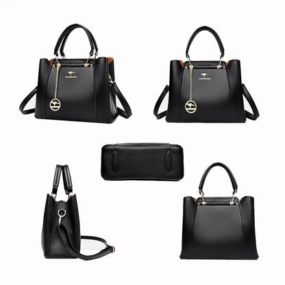 Exquisite Designer Leather Tote - Women's Luxury Handbag