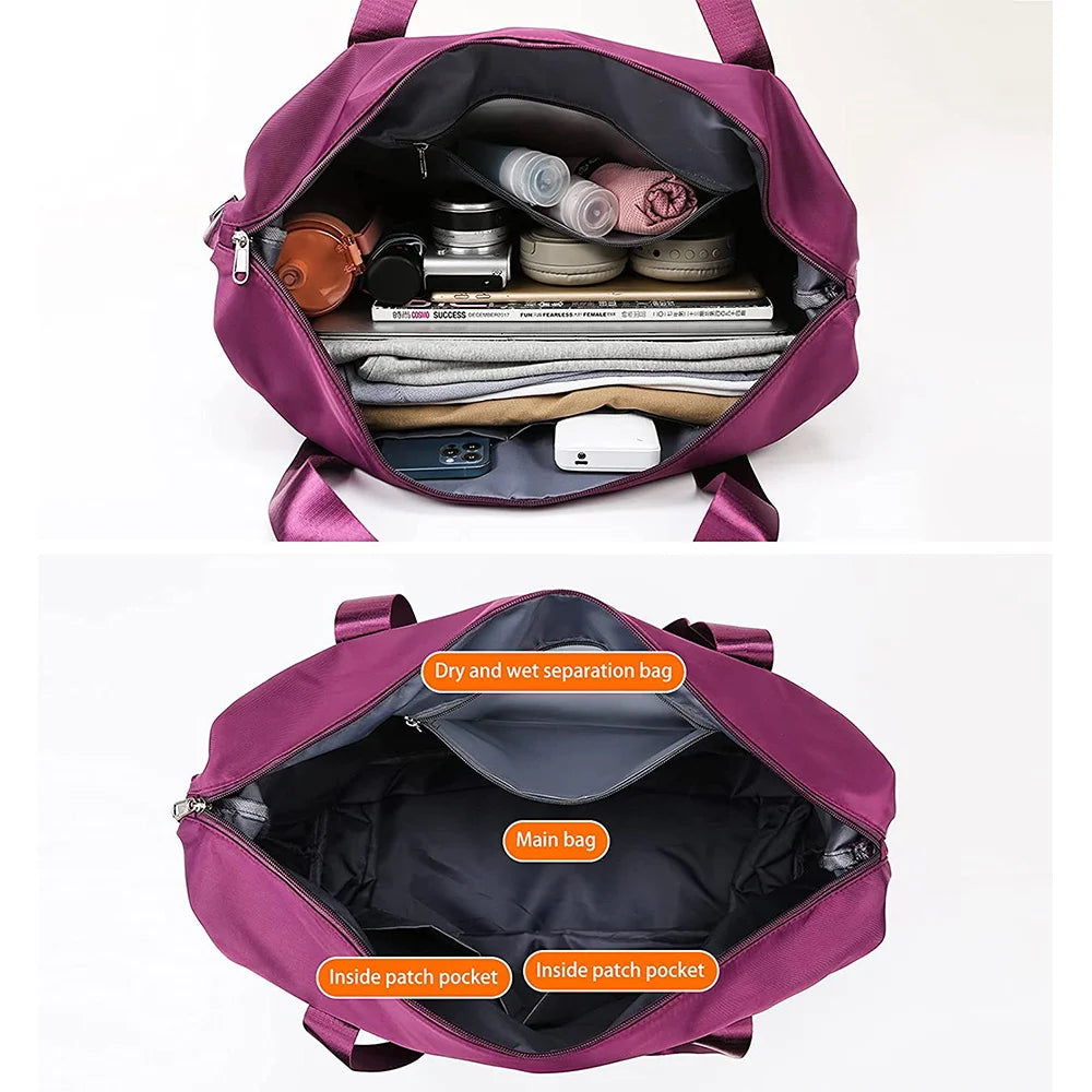 Elegant Women's Waterproof Travel Tote Bag