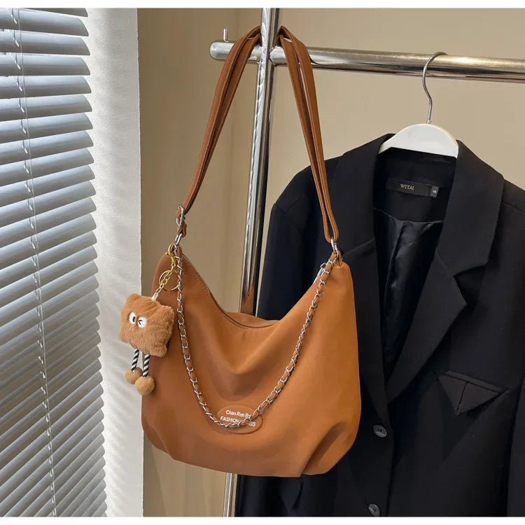 Elegant Retro Women's Shoulder Bag - Autumn Collection