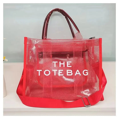 Elegant Transparent PVC Women's Tote Bag