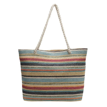 Elegant Ethnic Style Woven Tote Bag