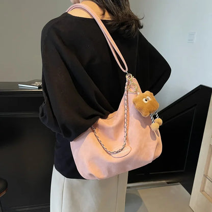 Elegant Retro Women's Shoulder Bag - Autumn Collection