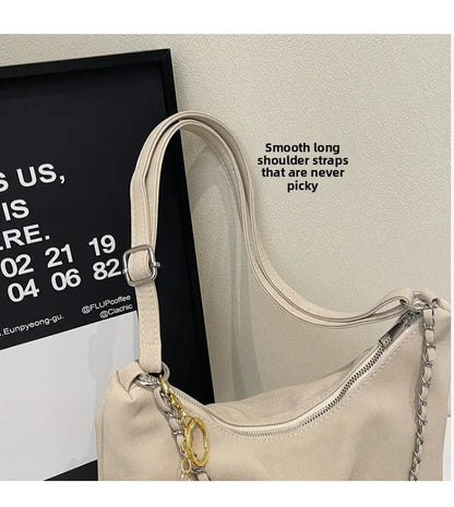 Elegant Retro Women's Shoulder Bag - Autumn Collection