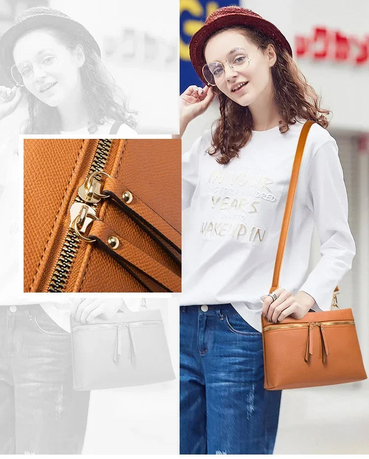 4-Piece Set Crossbody Bag, Wallet, and Card Holder